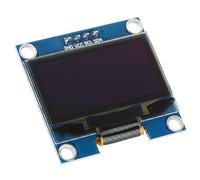 CCYLEZ Module D'affichage OLED 1.3 Pouces, Texte Bleu à Contraste élevé,
