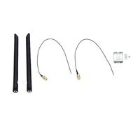 CCYLEZ NGFF Carte Fil M.2 WiFi 6E, Adaptateur Réseau PC Bluetooth 5.2 1800 Mbps Double Bande,4 G 5G avec Double Antenne 8 DB, pour Processeurs D'ordinateurs Portables