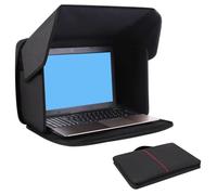 CCYLEZ Ombre de Soleil D'Ordinateur Portable, Ombre de Soleil pour Ordinateur Portable de 16 Pouces, Portable Anti-Monnaie Pliante de Soleil Pliage de Capuche pour Ordinateur Portable