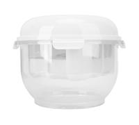 CCYLEZ Passoire à Yaourt Grec avec Couvercle, Passoire à Yaourt avec Plaque de Presse à Ressort, Simulation de Presse Manuelle pour épais et Crémeux, Filtre à DIY