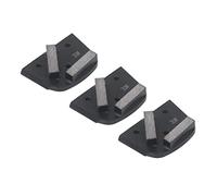 CCYLEZ Plaquettes de Diamant 30 Grains, Bloc de Polissage Durable | Jeu de 3 pièces, alésage 6 mm avec filetage, structure silencieuse, adapté au meulage du béton