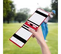 CCYLEZ Porte-Carte de Score de avec Texture Serpentine, pour Terrain de | Cuir PU durable, Léger et portable, Comprend un crayon et des cartes de score, Idéal pour les golfeurs