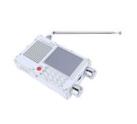 CCYLEZ Radio SDR avec TEF6686 & ESP32, Récepteur de Bande Complet Open Source avec RDS, écran Tactile de 2,8 ", Batterie de 5000mAh pour Les Amateurs de Radio à Ondes Courtes (White)