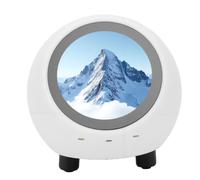 CCYLEZ Robot de Bureau IA Compagnon avec Réveil Vocal, écran de 1,28 | Bluetooth 5.0, Réveil Météo WiFi, Lecture Vidéo et Musique, Matériau ABS, Batterie 400mAh.