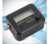 CCYLEZ Satellite Finder Signal Meter Noir Appareil Numérique Compact pour Un Réglage Facile de L'antenne 1 X par Utilisation