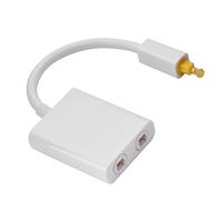 CCYLEZ Séparateur Adaptateur Optique Toslink Double Port avec Connecteurs