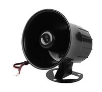 CCYLEZ Sirène D'alarme à Klaxon Puissant 110 DB pour la sécurité Extérieure, Système D'alerte Compact et Résistant aux Intempéries pour la Protection de la Maison, Matériau ABS Ignifuge, 1 unité