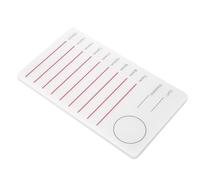 CCYLEZ Support de Support de Cils pour une Greffe de Cils Facile avec Coussinet en Silicone pour un Usage Professionnel et Personnel - Plastique Durable, Compact 13,6 * 8 * 0,5 Cm (Table à