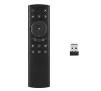 CCYLEZ Télécommande Clavier Souris 2.4G Air avec Apprentissage IR, Clavier de Jeu avec Recherche Vocale Gyroscope, pour PC, Projecteurs, Boîtiers TV, Cinéma Maison