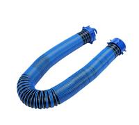 CCYLEZ Tuyau de Vidange de Camping-car de 10 Pieds avec Raccords étanches | Matériau TPE durable, Livré avec adaptateur 90°, 2 capuchons de rangement, Facile à installer, Idéal pour les camping-cars
