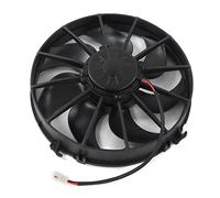 CCYLEZ Ventilateur de Condenseur CA, 24V, 7 Pales à Haute efficacité | Taille compacte pour les installations étroites, améliore le refroidissement du moteur, compatible avec les camions et les
