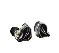 CCZ - écouteurs Intra-Auriculaires en Grains de café, avec Pilote 1DD, écouteurs de Jeu Filaires, Cristallin, pour Le Sport, Marron (A)