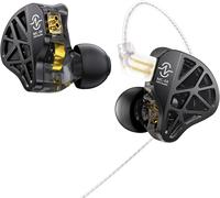 Ccz Mc04 Iem Earphone, 10Mm 1Dd+1Ba Hybride Driver In Ear, 2Pin-Tfz Détachable Câble Ofc Argent Argent Filaire Écouteurs Avec Prise De 3,5 Mm, Isolation Sonore Gaming[ECO5240640]