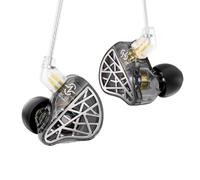 CCZ NC02 Écouteurs intra-auriculaires pour jeux vidéo DD magnétiques 10 mm avec câble TFZ détachable à 2 broches, léger HiFi filaire IEM pour jeux/musique