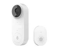 CCZRD 3,6 Mm Conversation Bidirectionnelle Deux Voix Variables Vision Nocturne en Couleur Alarme Anti-Sabotage PIR Longue Durée De Veille Gamme D'environnements Domestiques