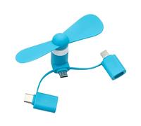 CCZRD 3 en 1 Portable Mini ventilateur USB refroidisseur de téléphone portable créatif Micro Refroidissement Rapide Efficace Restez L'aise