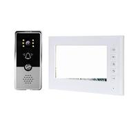 CCZRD 7 Pouces Filaire Interphone Vidéo Appartement Contrôle D'accès À Distance Système De Sécurité Domicile Porte Téléphone for Villa Gamme D'environnements Domestiques(Video Intercom)