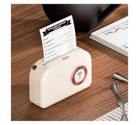 CCZRD A3X Portable Thermique Bluetooth Imprimante 203dpi Photo Étiquette sans Fil Poche Code-Barres Fabricant Impression Rapide Nette Chaque étiquette(Add 6Notes3Label)