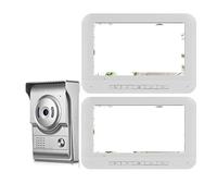 CCZRD Anneau Vidéo Intelligent Sonnette Caméra Interphone Visuel Vision Nocturne Bidirectionnel Visiophone Portier Appel Téléphonique Gamme D'environnements Domestiques(V70MLW-1V2)