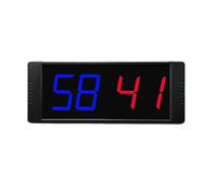 CCZRD Compte À Rebours Numérique De Minuterie D'intervalle LED Tableau Bord Télécommande Électronique for Le Tennis Table Football Basket-Ball Facile Lire L'intérieur comme L'extérieur