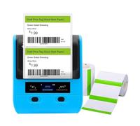 CCZRD DP30S 30-80mm Mini Imprimante Thermique Portable BT Code-Barres Main Multifonctionnel Prix Étiquette Autocollant Fabricant Impression Rapide Nette Chaque étiquette(DP30 1Roll Color)