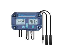 CCZRD Enregistreur De Données 6-en-1 PH EC TDS Salt SG Temp Meter Testeur Numérique Qualité l'eau WiFi Smart Monitor Tuya APP(Blue)