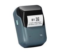 CCZRD Imprimante D'étiquettes Thermique Portable, Bluetooth, Code À Barres, QR Autocollant, Rouleaux De Papier Couleur, Étiqueteuse D'étiquette Blanche Impression Rapide Nette Chaque étiquette