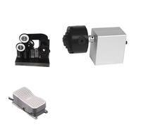 CCZRD Machine À Micro-enroulement De Résine Époxy, Kit Réparation Canne Pêche Électrique, Enrouleur, Applicateur Rotatif(with Pedal)