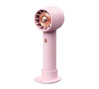CCZRD Mini Ventilateur Portatif Sans Lame, Chargeur USB, De Refroidissement Personnel Réglable, Turbo Portable, For Voyage, Maison Et Bureau Débit D'air Uniforme Confortable(Pink)