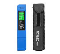 CCZRD Stylo De Test Professionnel Qualité l'eau 3 en 1, Compteur TDS EC, Testeur Température, Pureté Potable, Testeurs Numériques des Eaux(Blue Backlight)