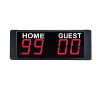 CCZRD Tableau De Bord LED Numérique Électronique Mural Badminton Sport Lutte for Basket-Ball Volley-Ball Tennis Boxe Match Jeu Facile Lire L'intérieur comme L'extérieur(White Remote Control)