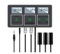 CCZRD Testeur De Qualité l'eau Multifonction 8 en 1, Numérique, Wi-FI, PH, EC, TDS, SEL, SG.Temp, ORP, CF, Moniteur Intelligent, Contrôle par Application Tuya