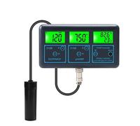 CCZRD WiFi Tuya Moniteur Intelligent Aquarium Spa Piscine en Ligne Qualité De l'eau Mètre PH ORP EC PPM CF Humidité Temp Testeur ATC(WiFi Smart Meter)