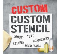 CCZUIML Pochoirs personnalisés pour Peinture au Pistolet, créez Vos Propres pochoirs, pochoirs personnalisés avec Logo/Texte, pochoirs à Lettres Multi-usages pour Bois, Papier, Tissu