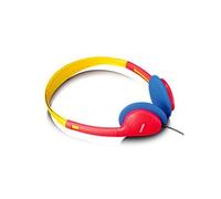 Lenco CD-021 Lecteur CD Portable pour Enfants - Discman - Casque avec limitation du Volume - Lit Les CD-R/RW - Batterie intégrée - avec câble de Charge - Rouge/Bleu