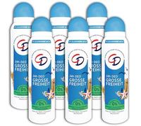 CD 24h Lot de 6 déodorants en spray Grande liberté 150 ml