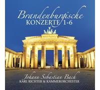 CD Brandenbourg Concerts 1-6 De Bach 2CDs Avec Karl Richter Et Kammerorche