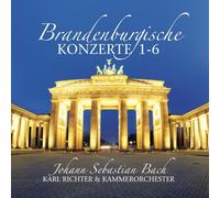 CD Brandenbourg Concerts 1-6 De Bach 2CDs Avec Karl Richter Et Kammerorche