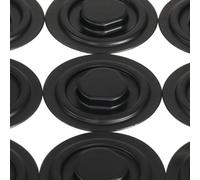 CD Clips à coller | Pastilles adhésives pour fixation de CD, DVD, Blu-Ray dans dossiers, des dossiers CD, etc. | ultra-durable & fiable (noir, 20 pcs)