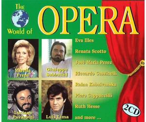 (CD Compilation, 40 Tracks, Various Artists) Il Trovatore: Quel suon, quelle preci / Gianni Schicchi: Firenze e come un albero fiorito / La Traviata: Libiamo, ne' lieti calci/ Amami, Alfredo / La Boheme: Che gelida manina! / Die Meistersinger von Nurnberg: Wach auf etc..