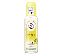 CD Déodorant bio « Citrus » - 75 ml - Vaporisateur à pompe sans sels d'aluminium - Protection longue durée 48 h - Produit de soin végétalien - Convient aux peaux sensibles