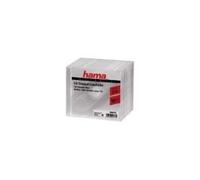 Hama Boîtier standard double (pour CD et disques Blu-Ray, Étui protecteur pour CD, paquet de 10) Transparent