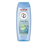 CD Douche « Ocean Spa » - Gel douche avec véritable sel de la mer Morte et extrait d'aloe vera - Avec complexe hydro-dermal - Convient aux peaux sensibles - Sans microplastique et végétalien - 300 ml