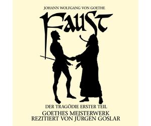 CD Goethe Faust La Tragédie Première Partie, Narré Par Jürgen Goslar 2CDs