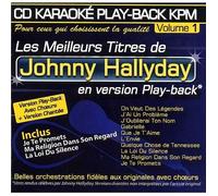 CD Karaoké Play-Back KPM Vol.01 ""Johnny Hallyday""