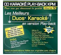 CD Karaoké Play-Back KPM Vol.12 ""Karaoké Duos"" (d…