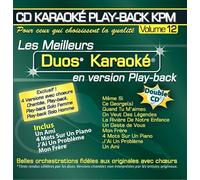 CD Karaoké Play-Back Kpm Vol.12 "Karaoké Duos" (Double CD)