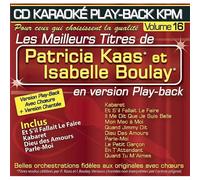 Patricia Kaas & Isabelle Boulay – Karaoké Play-Back KPM Vol.16 – CD