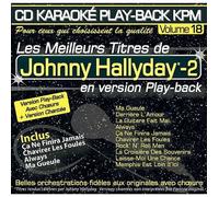CD Karaoké Play-Back Kpm Vol.18 Johnny Hallyday Vol.02