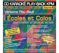 CD Karaoké Play-Back Kpm Vol.43 "Ecoles et Colos"